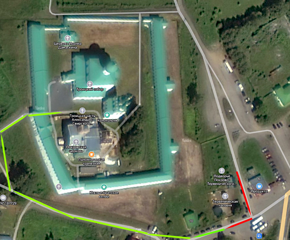 Троицкая часть Александро-Свирского монастыря.