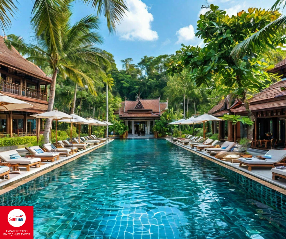 Элитные  пляжи Пхукета. Картинка создана при помощи ИИ.