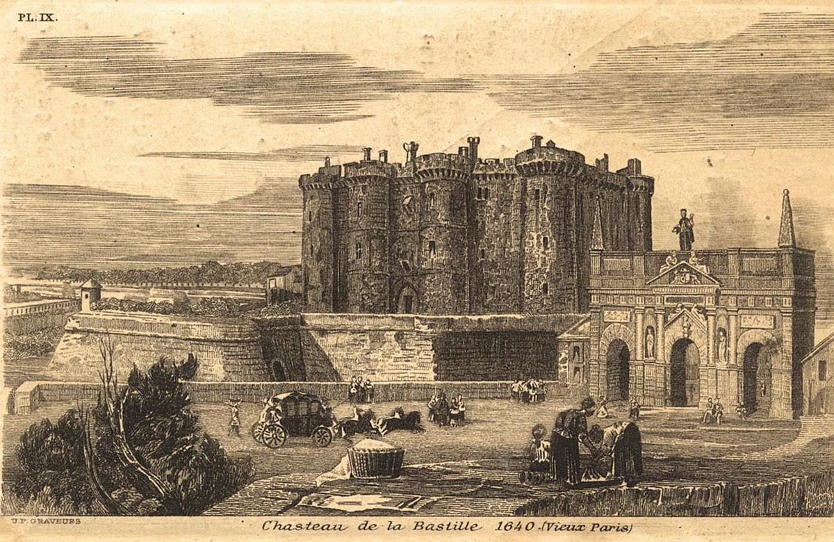 Бастилия спустя 200 лет после описываемых событий. Иллюстрация из открытых источников