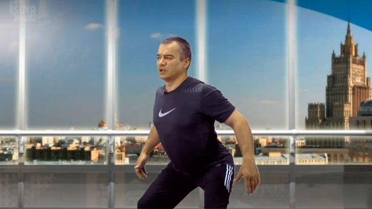 Стойка штангиста.
