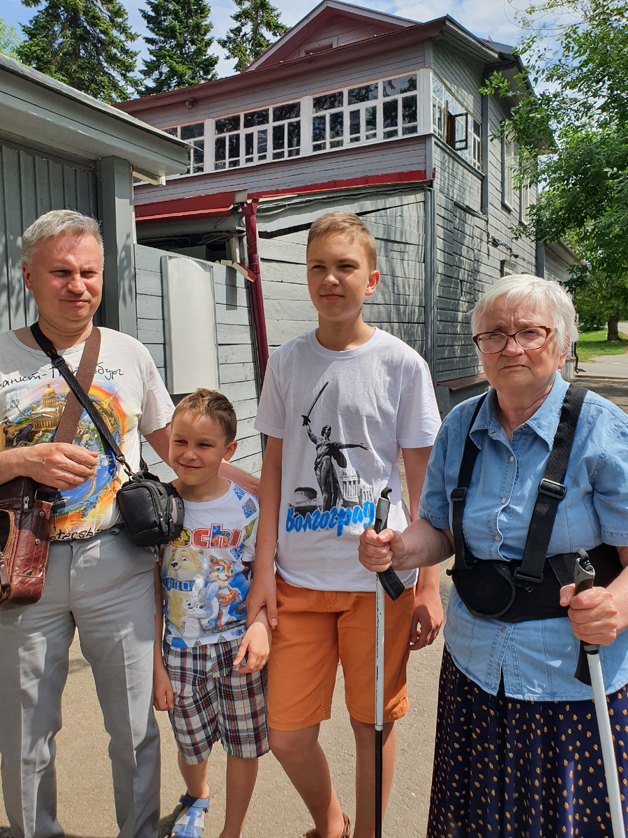 Вид на Мемориальный дом-музей К. Э. Циолковского со стороны входа