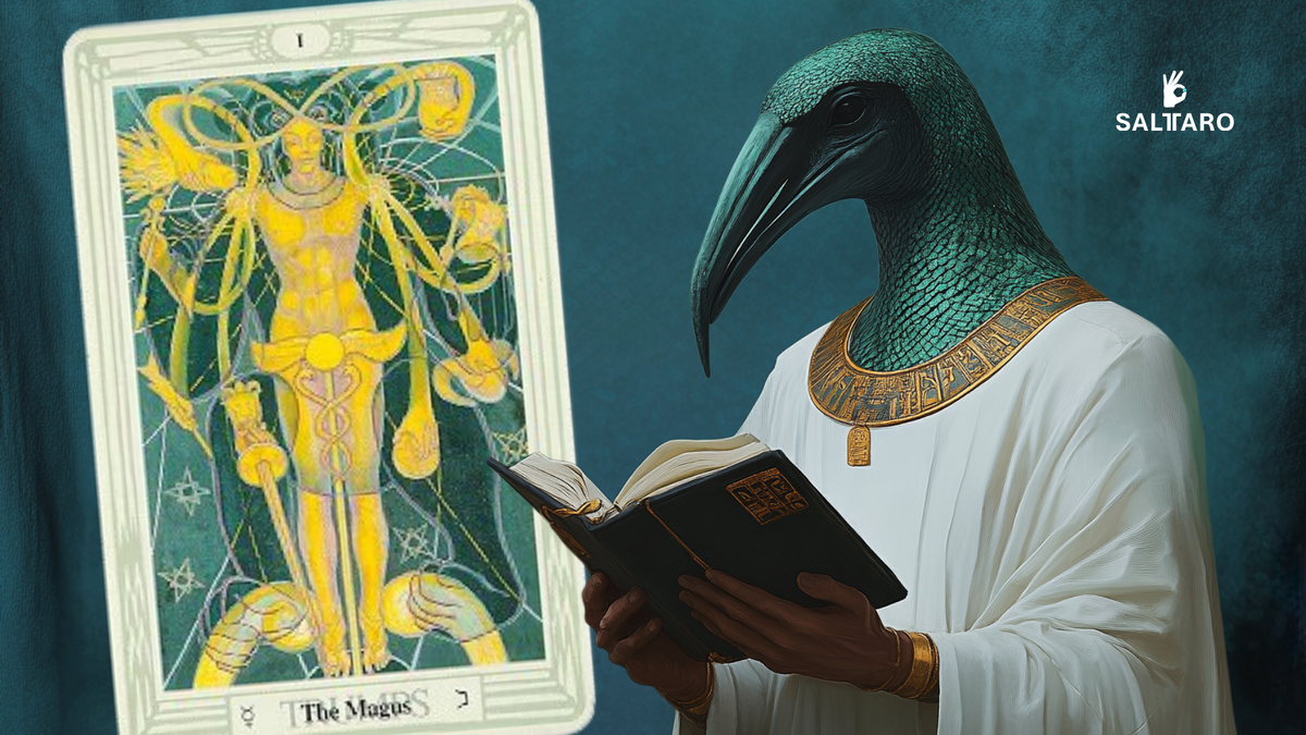 Три лица Мага или 3=1, статья Школы Соль Таро о 01 Старшем Аркане Маг, Маг Прорицания