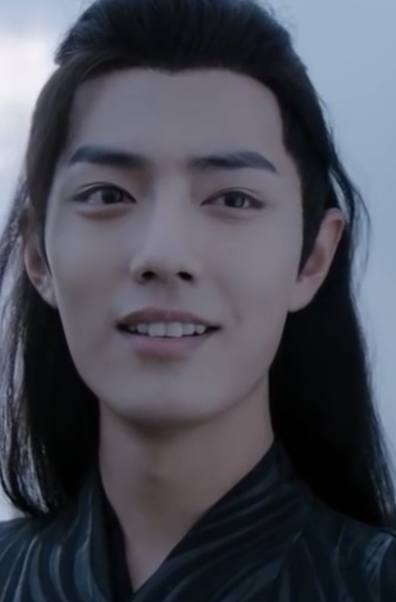 Вот тут виден силуэт Лань Чжаня в зрачках Вей Усяня