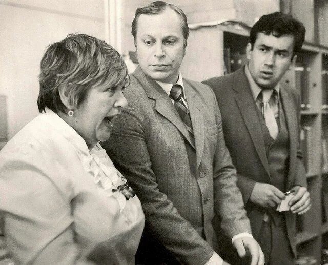 Галина Волчек, Юрий Богатырев и Станислав Садальский. Фото из архива театра "Современник".