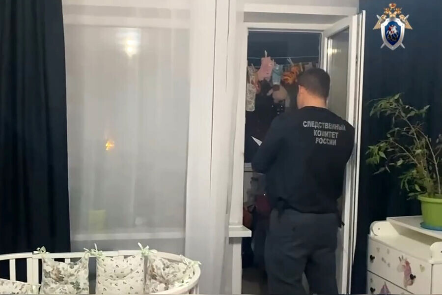 Скрин видео следственного действия.