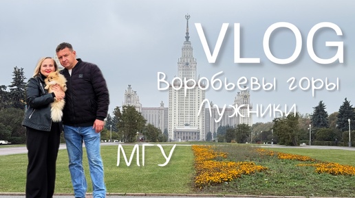 VLOG: Воробьевы горы, МГУ, Лужники. Завтрак - шведский стол. 11 октября 2024