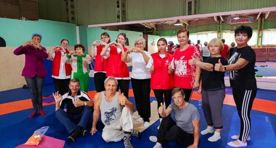    Занятия на стадионе «Урожай» Рузского городского округа / пресс-служба Московский областной медицинский колледж