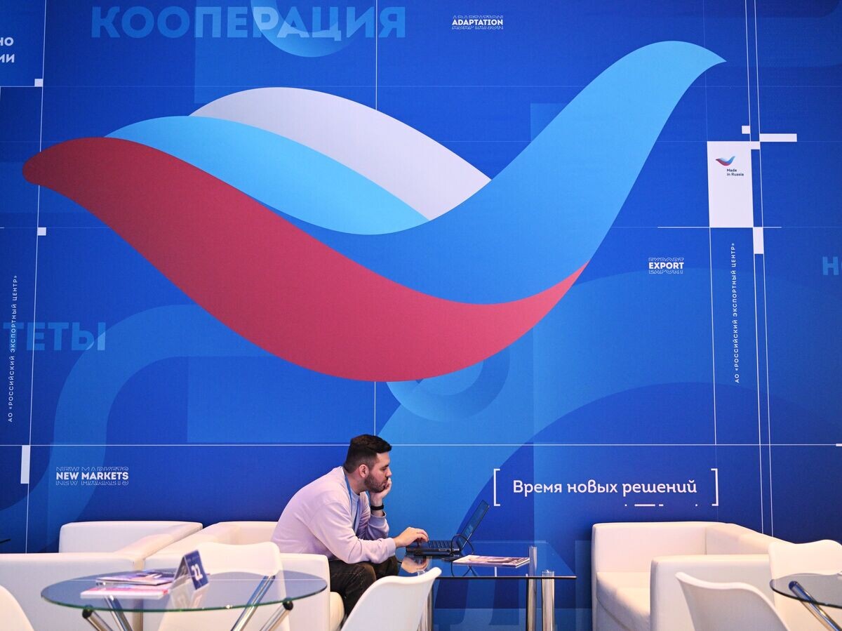    Международный экспортный форум "Сделано в России"© РИА Новости . Павел Бедняков