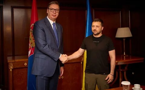 Александр Вучичи и Владимир Зеленский