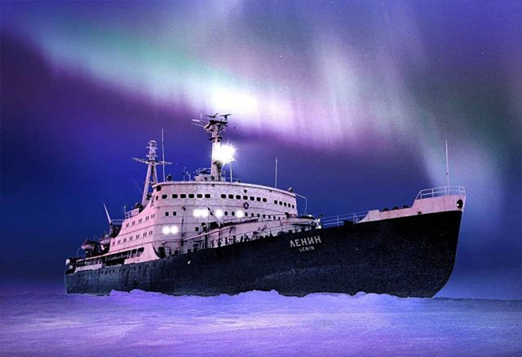Первый атомный ледокол "Ленин"