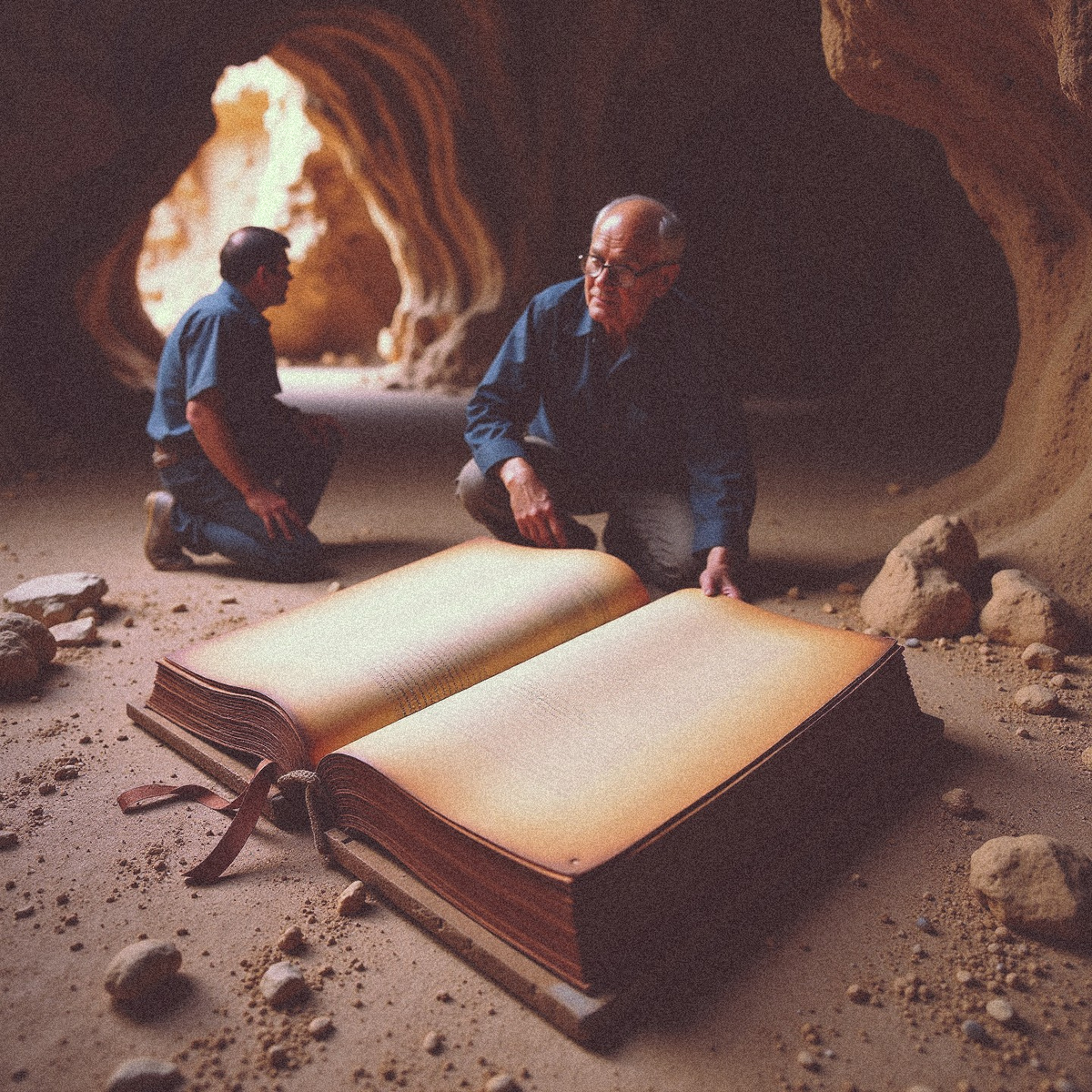 Огромная и древняя книга.