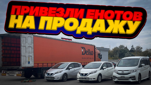 Выгрузили два Note e-Power и Honda Stepwgn в кузове RP4 4WD.