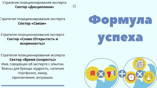 Формула успеха. Как выйти на новый уровень?