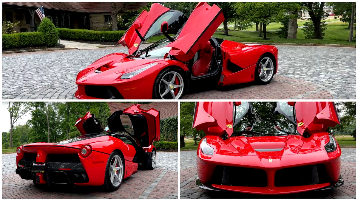 Ferrari LaFerrari - красная молния