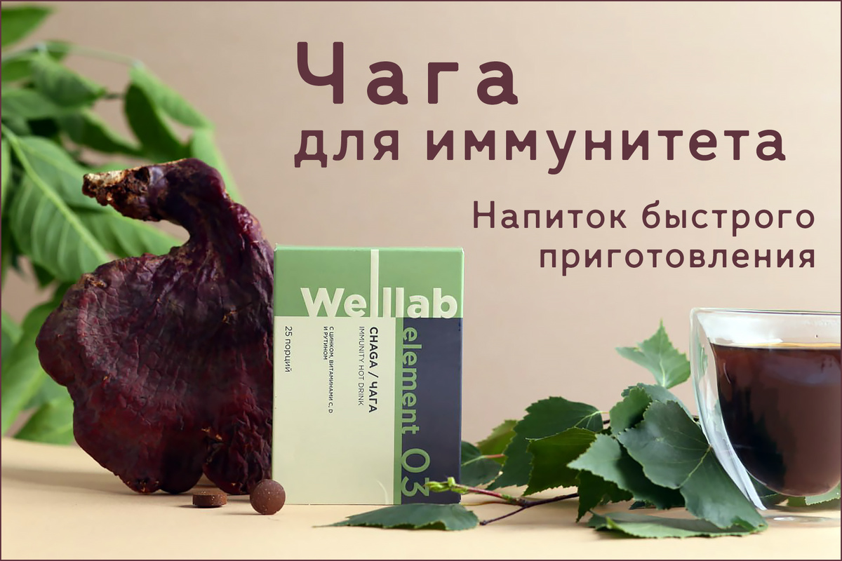 Напиток из чаги быстрого приготовления и усвоения.