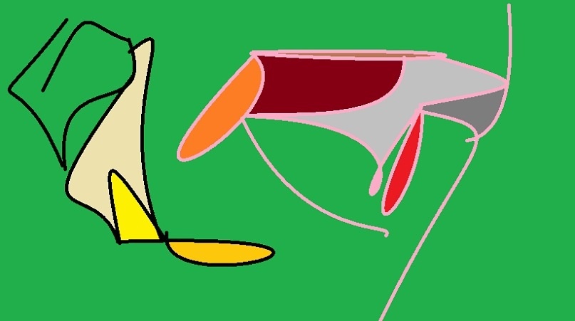 Картина Маринетт Мортем "Девушка за роялем"