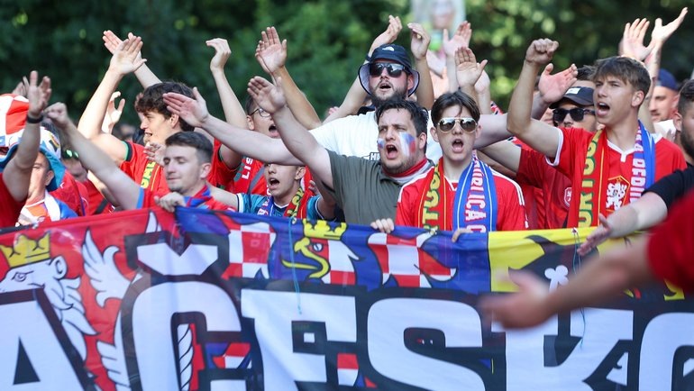    Фанаты поддерживают сборную Чехии. Global Look Press