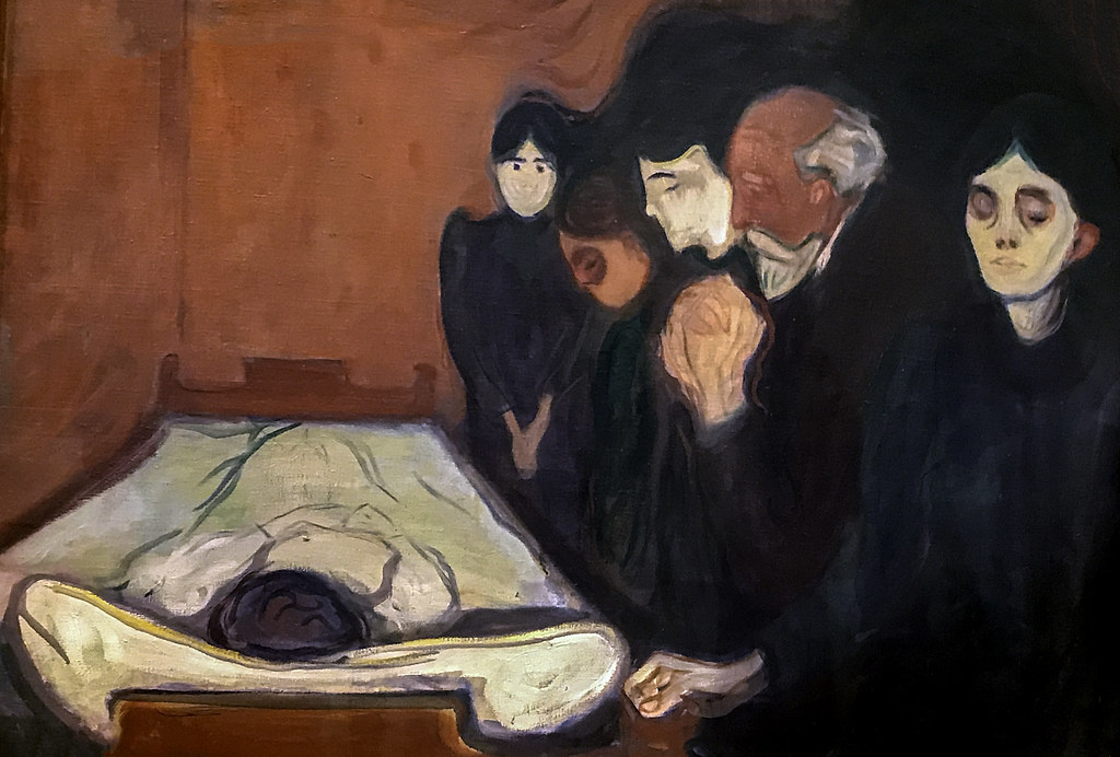 Эдвард Мунк "Мертвая мать"