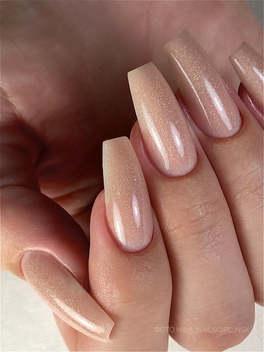 #Натуральные ногти   покрытые гелем, не наращивание! *