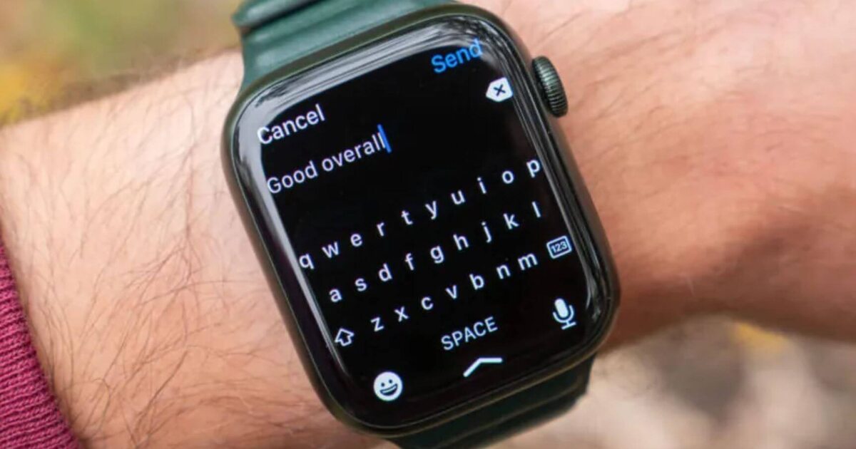    Клавиатура на Apple Watch появилась относительно недавно. Фото: androidauthority