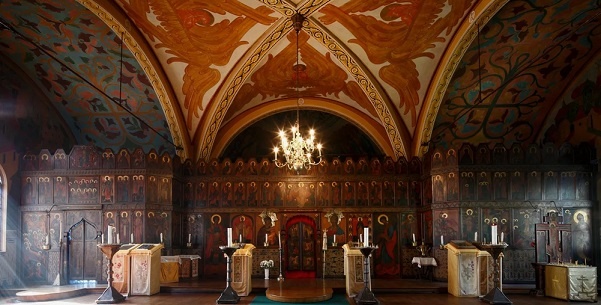 Стеллецкий. Иконостас Сергиева подворья в Париже. 1925-1927.