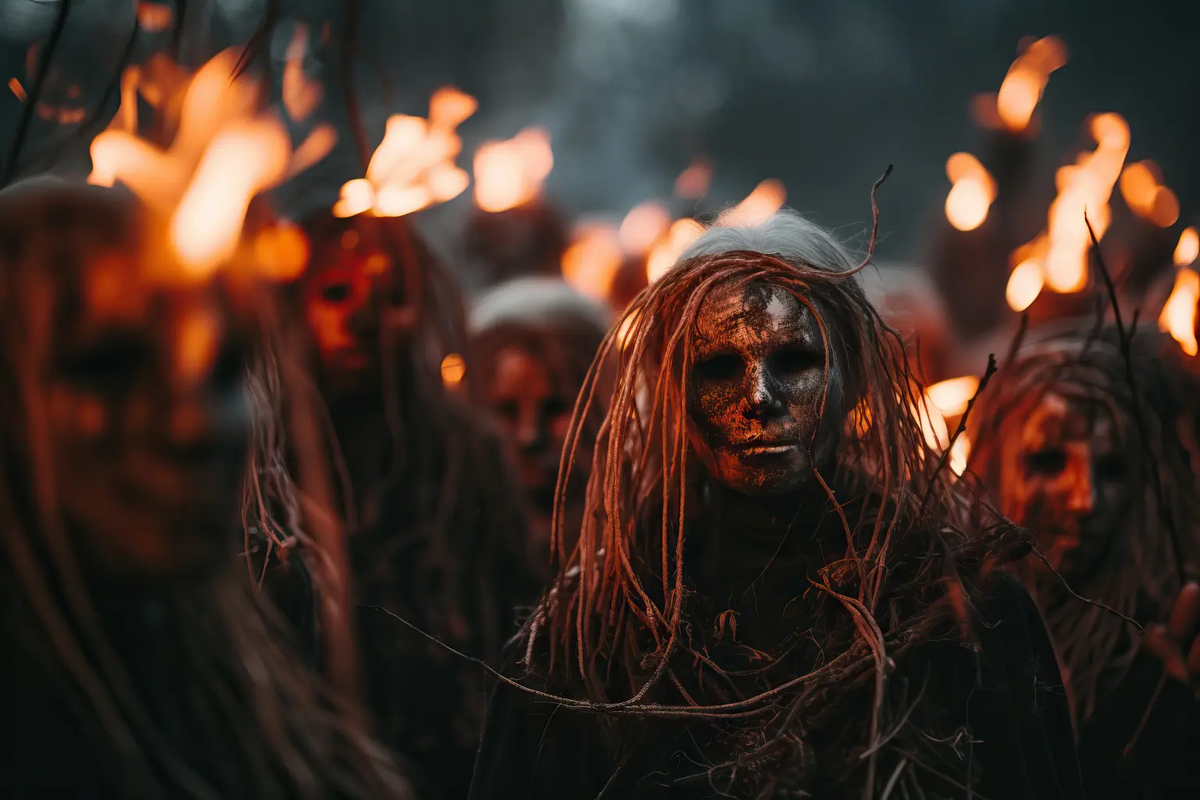 Источник - What is Samhain? All about the Pagan holiday that inspired Halloween. https://nypost.com/article/what-is-samhain-halloween-origin-explained/