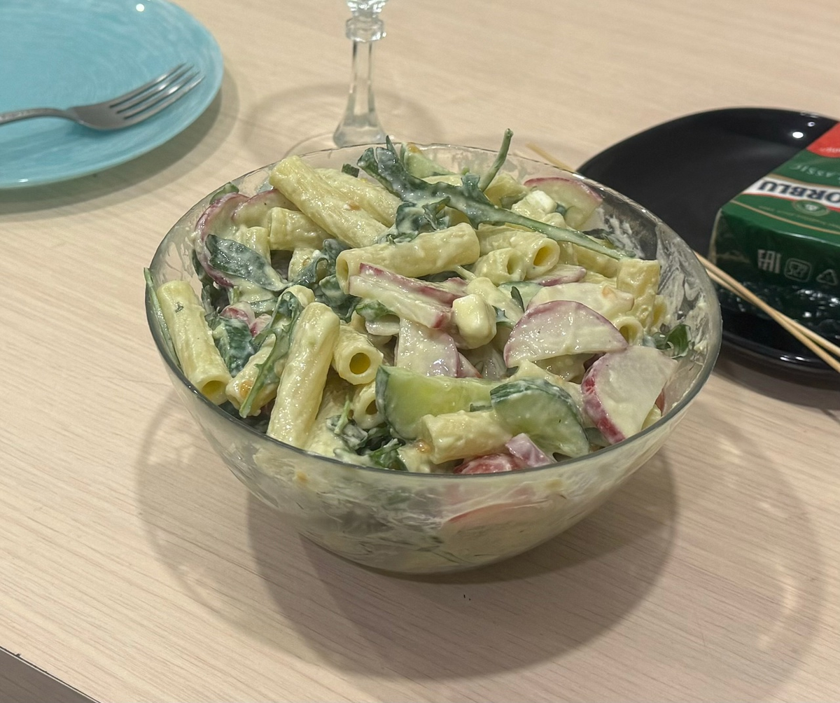 Фото автора. Личный архив. Вкусный салатик. 