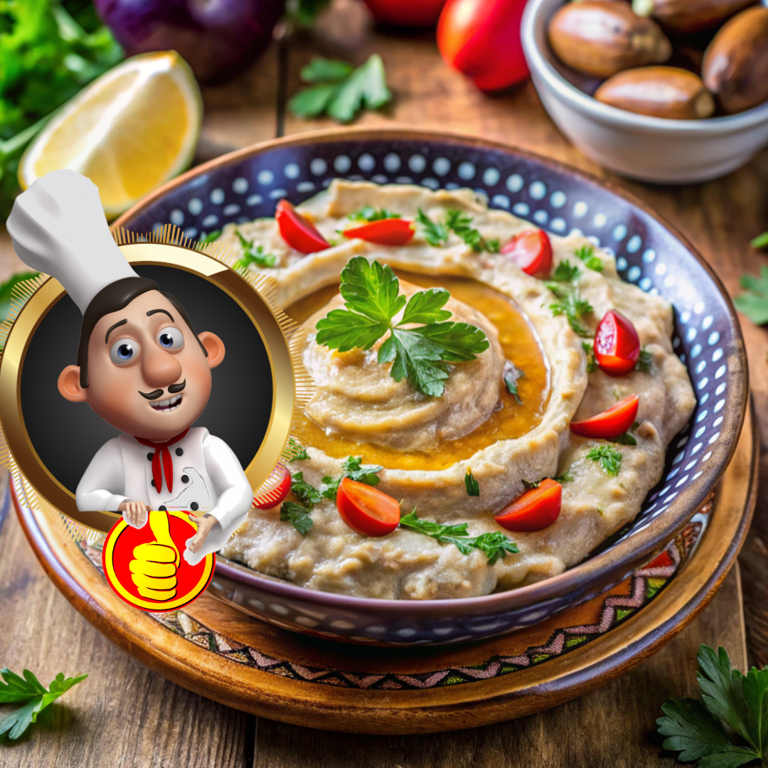 Очень вкусная восточная паста Бабагануш из баклажанов