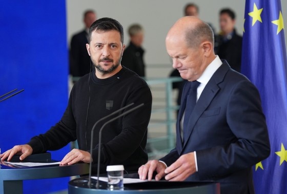    Владимир Зеленский и Олаф Шольц