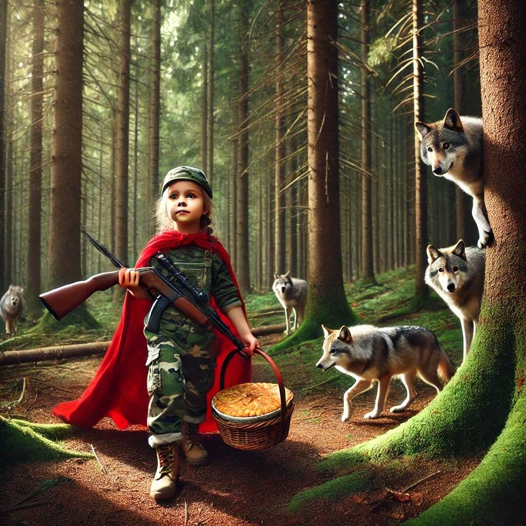 Вот как себе представляет этот сюжет ии))))