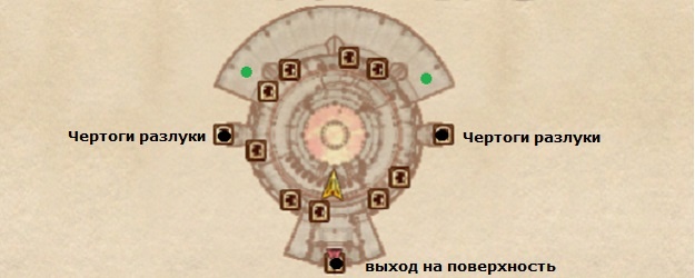 Карта области Тяготеющая крепость (отметка 1)