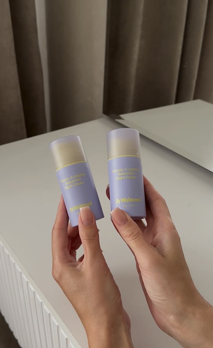 Ночной крем с ретинолом и бакучиолом By Wishtrend Vitamin A-mazing Bakuchiol Night Cream