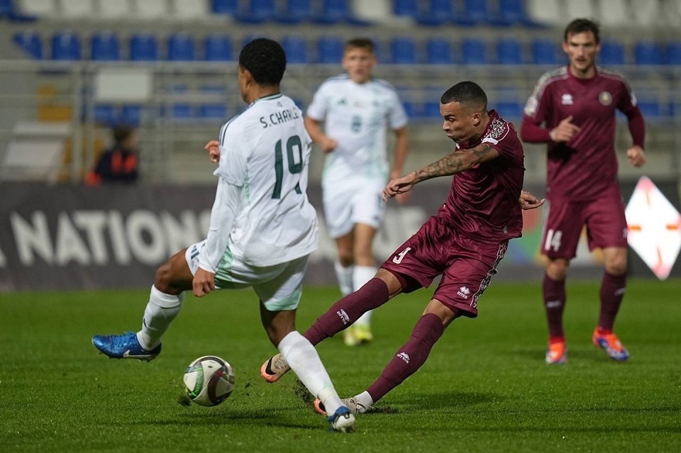    Национальная сборная Беларуси по футболу лидирует в группе С3 Лиги Наций УЕФА. Фото: АБФФ.