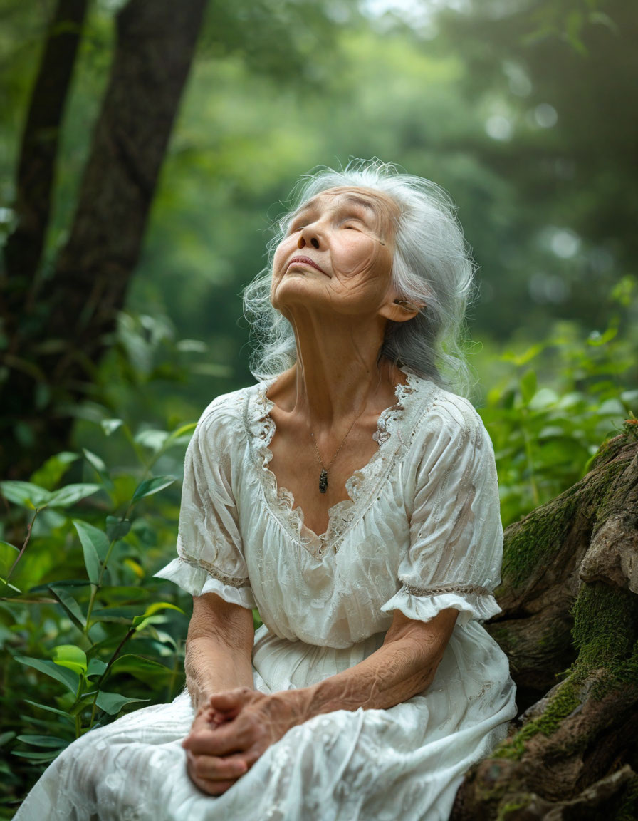 старушка ловит дзен Картинка нейросети Это я