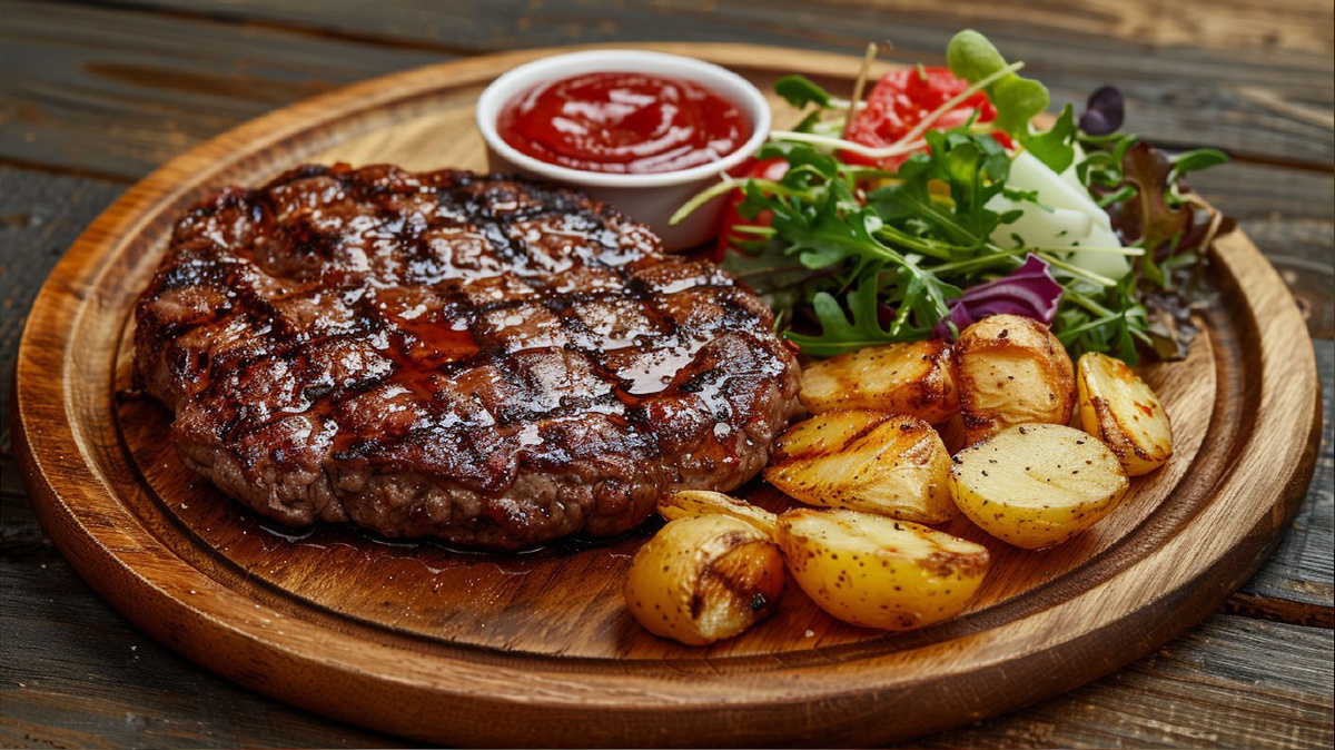 Польский плескавиц (сгенерировано Midjourney)