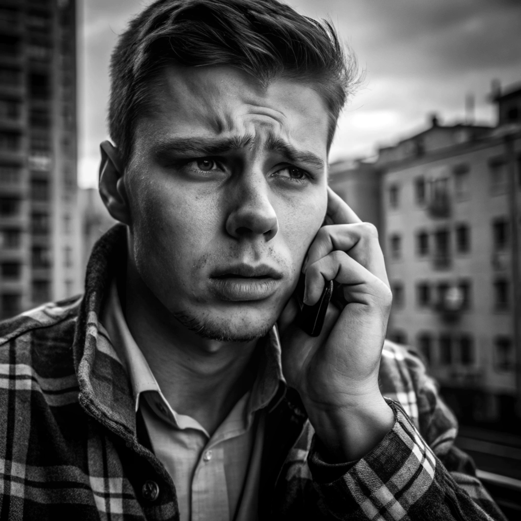 Фото: Взрослый Максим узнает плохую новость