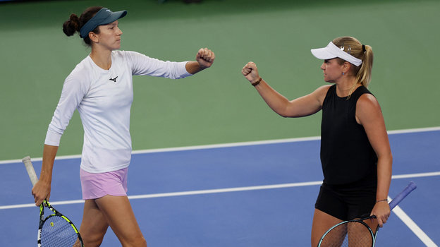    Анна Данилина и Ирина Хромачева. Reuters