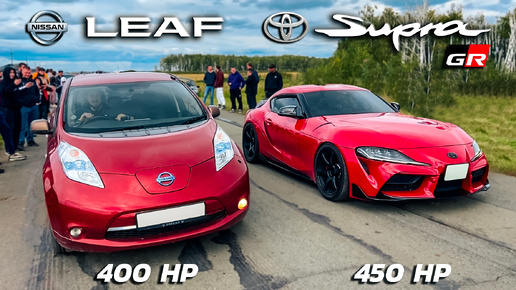 КИТАЙСКИЕ и ЯПОНСКИЕ ЭЛЕКТРИЧКИ против СПОРТ ТАЧЕК! Zeekr vs Nissan LEAF vs Supra GR + AMG GLA45 + EVO 7 vs TIGUAN - ТЕХНОЛОГ ВИДЕО