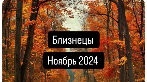 БЛИЗНЕЦЫ. Прогноз на Ноябрь 2024