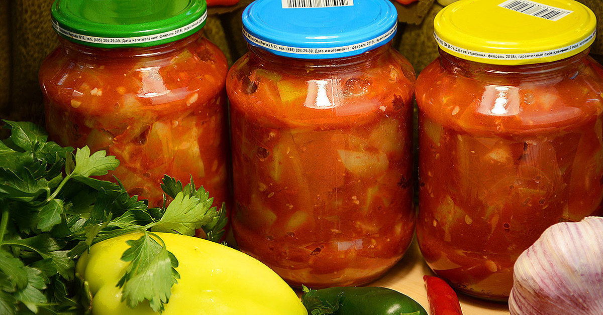 Заготовка на зиму из кабачков 