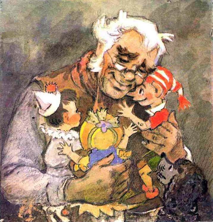 Буратино художник Владимирский