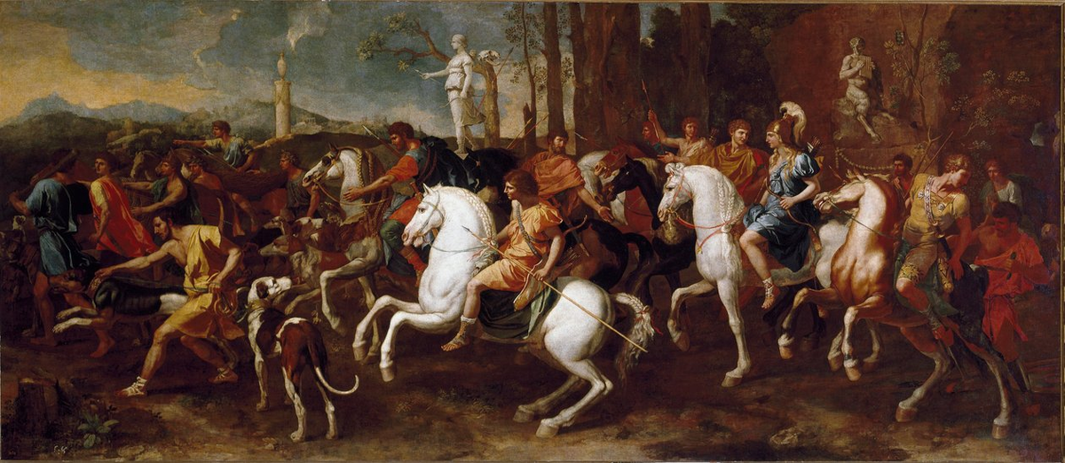 Николя Пуссен. Охота Мелеагра, 1634-39. Музей Прадо, Мадрид, Испания