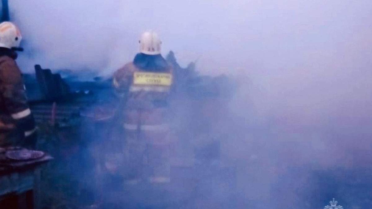    60-летний мужчина погиб при пожаре в Курской области