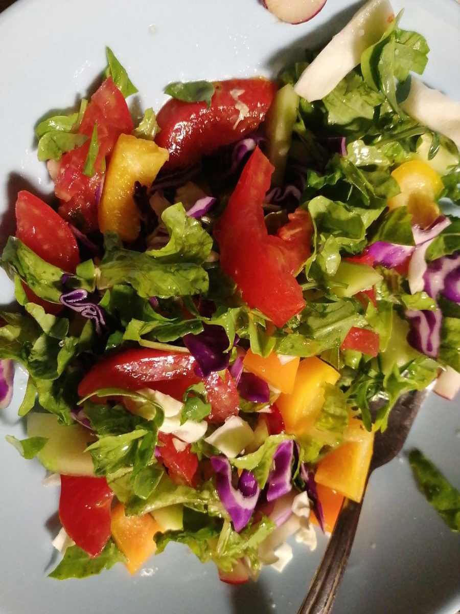 В салате нет покупных ингредиентов 🤭