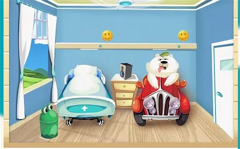 Дочка в палате порядок наводит, а папа – в мастерской 