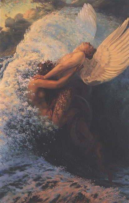 Карлос Швабе, "Сплин и Идеал", 1907