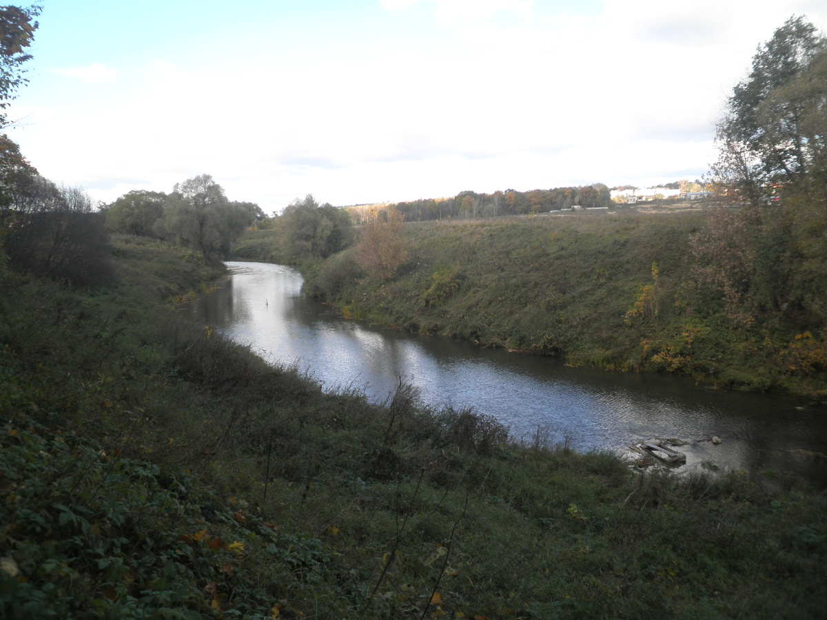 Берег Оки за музеем К.Паустовского.