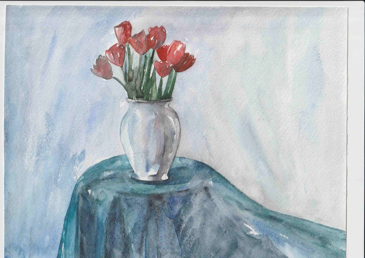 Букет красных цветов