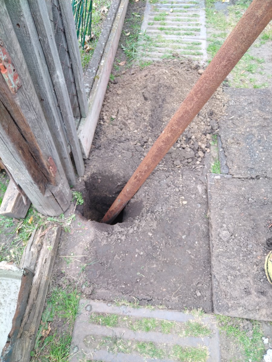 Первая ямка. 