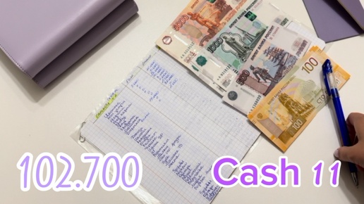 Cash11. Распределение зарплаты. Челендж до Нового года. Система денежны конвертов.